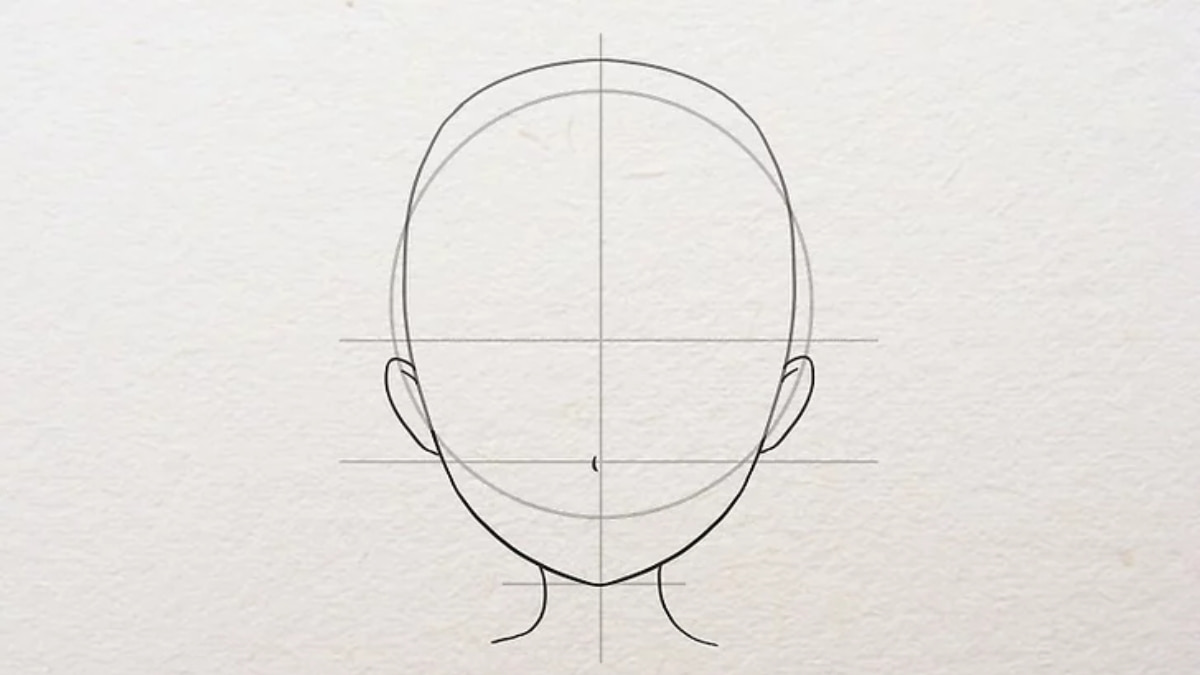 Hướng dẫn Cách vẽ khuôn mặt anime nam cho người mới bắt đầu