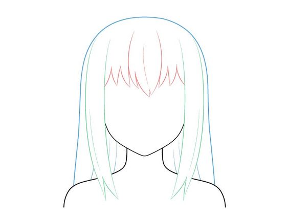 Hướng dẫn vẽ các kiểu tóc nữ thời trang anime manga - Vẽ Hoạt Hình
